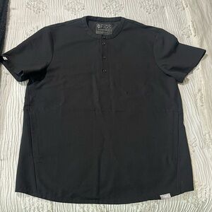 🔥🔥fig scrub top black size medium